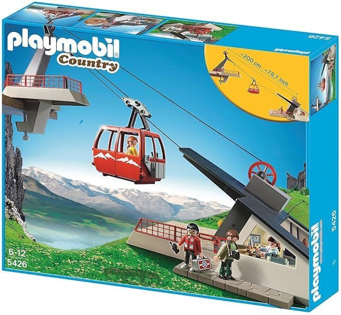 Playmobil 5426  Seilbahn mit Bergstation
