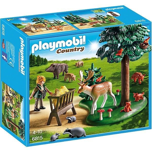 Playmobil 6815  Waldlichtung mit Tierfütterung