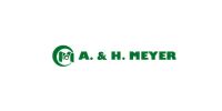 Logo vert avec le texte « A. & H. MEYER » et un symbole circulaire.