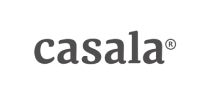 Logo Casala en caractères gris foncé sur fond blanc. « Casala » avec le symbole de marque déposée.