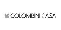Logo pour Colombini Casa, comprenant du texte et un élément architectural stylisé.