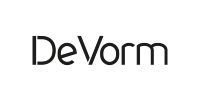 Logo DeVorm en police sans empattement.