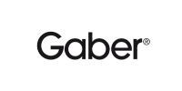 Logo pour Gabor, nom de marque en caractères noirs sur fond blanc.