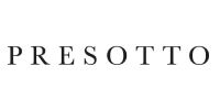 Texte « PRESOTTO » en police à empattements.