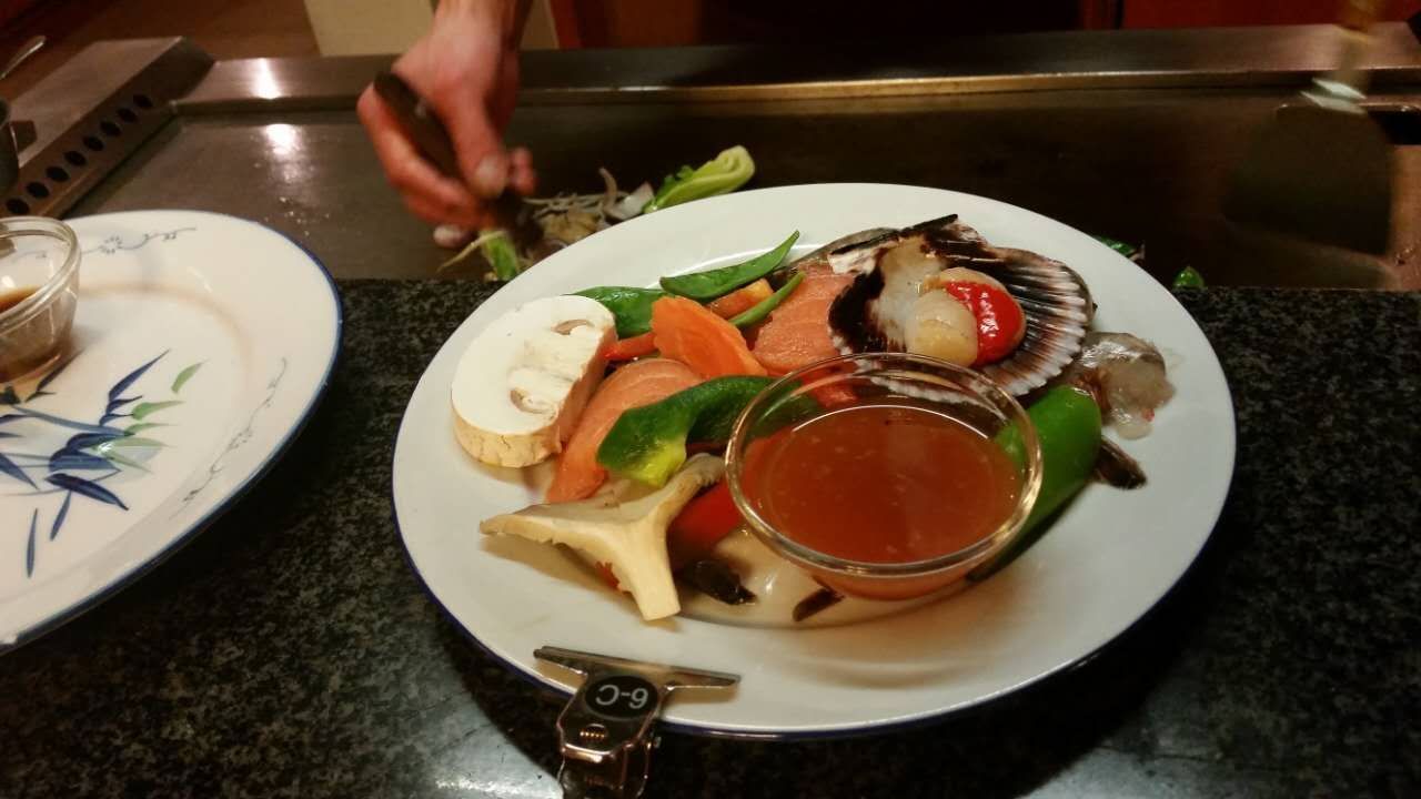 zubereitetes mongolisches Gericht