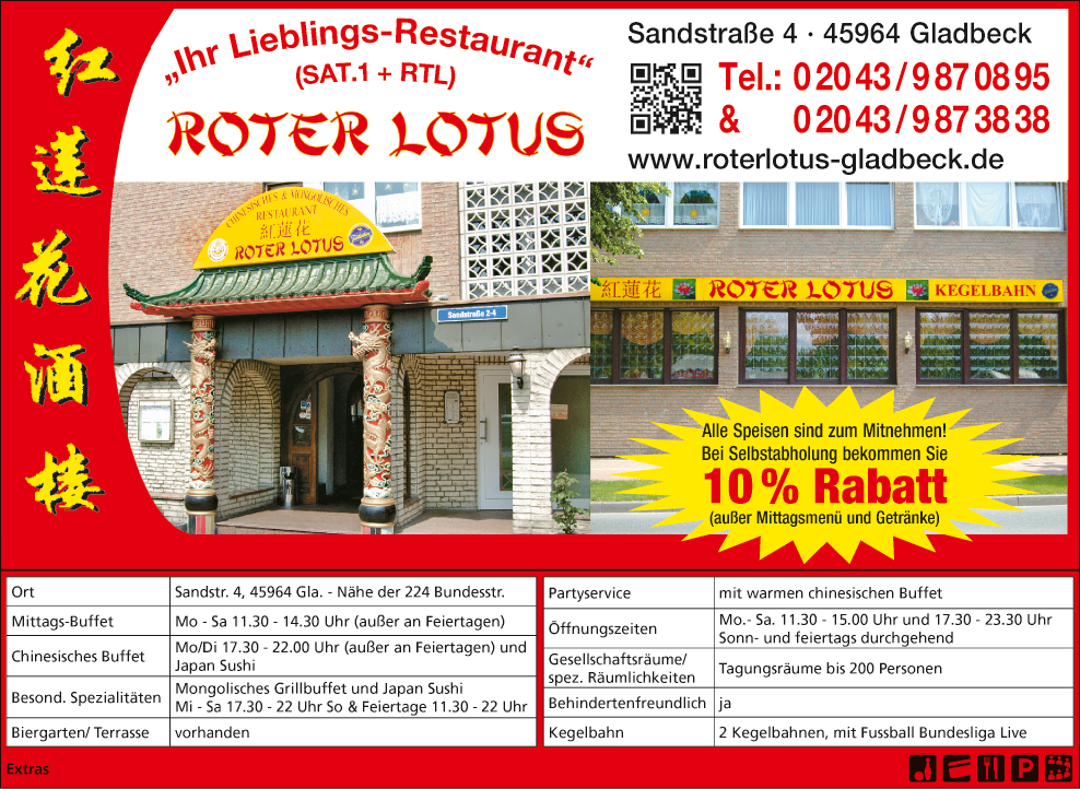 Anzeige Roter Lotus