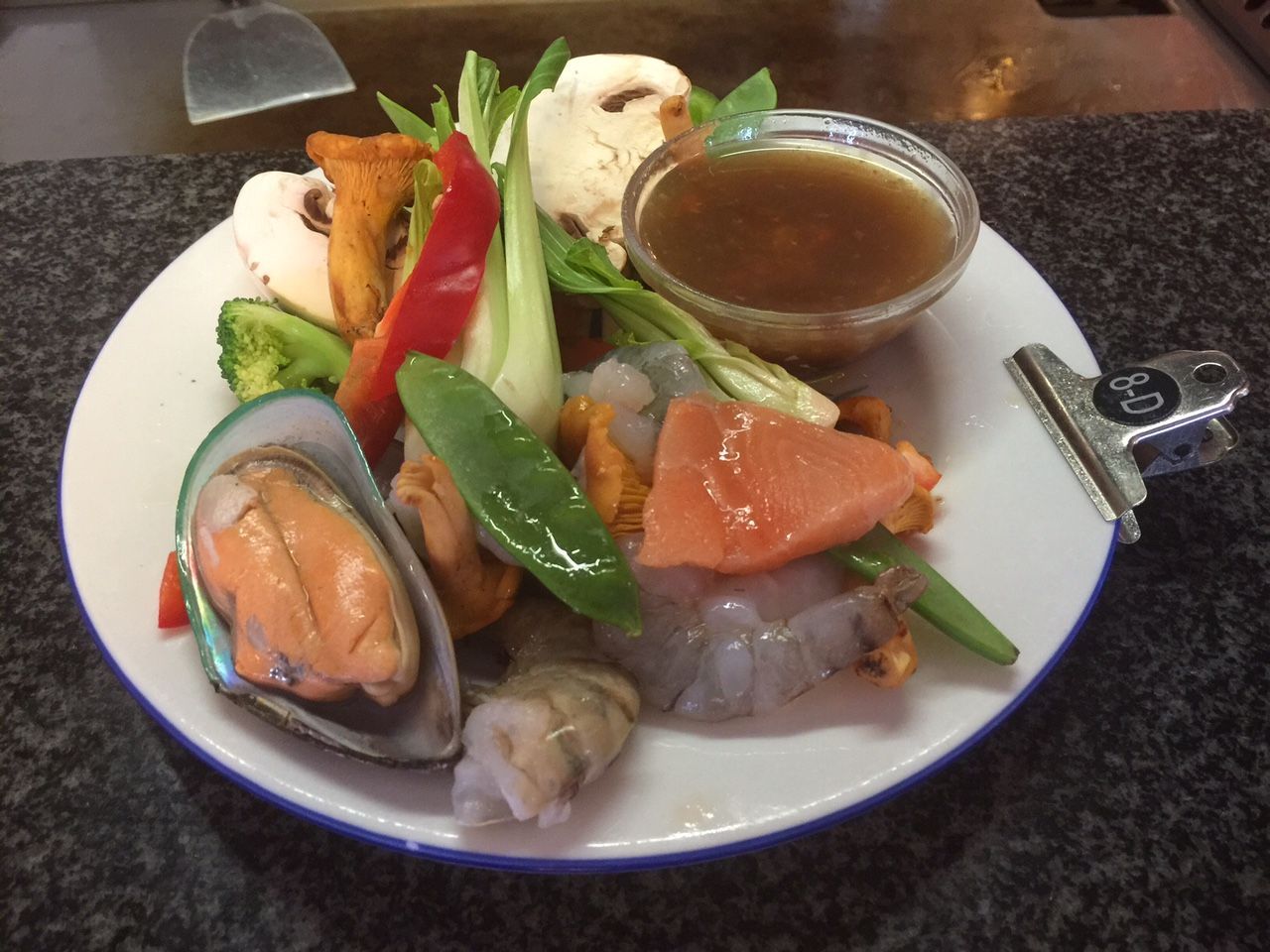 Rohes mongolisches Gerichtzubereitung