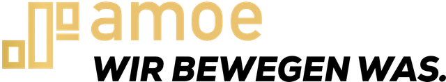 Ein Logo für eine Firma namens Ramoe wir bewegen war