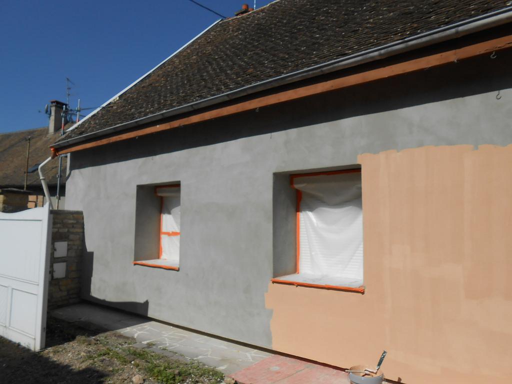 Recouvrement enduit façade ITE