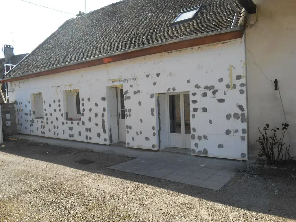 Façade avec Isolation par l'extérieur (ITE)