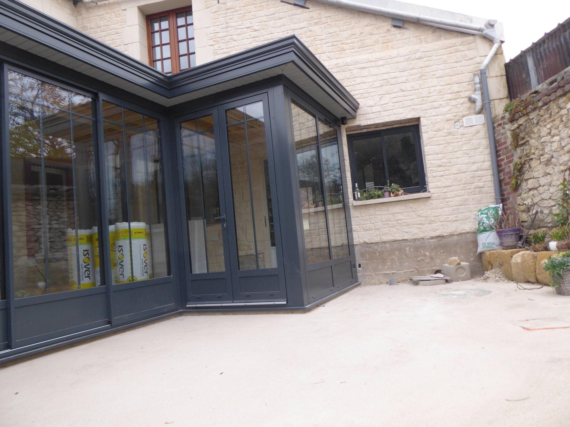 Véranda équipée debord