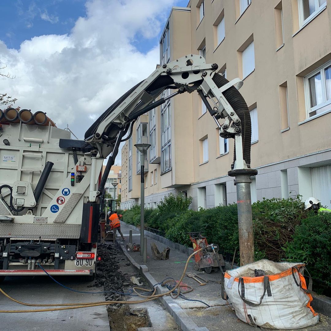 Déchargement gravats enrobé