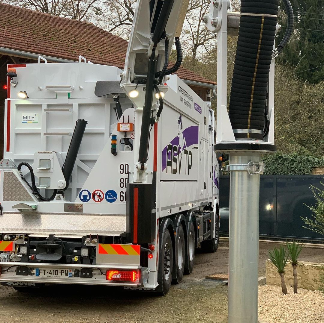 Excavatrice en activité