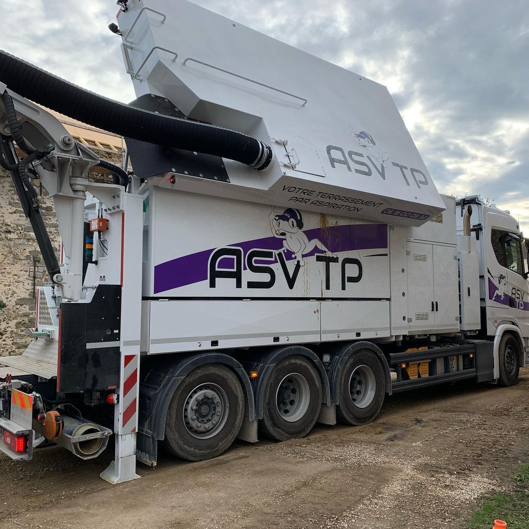 Toit excavatrice ouvert