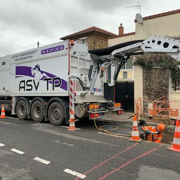 Intervention de terrassement
