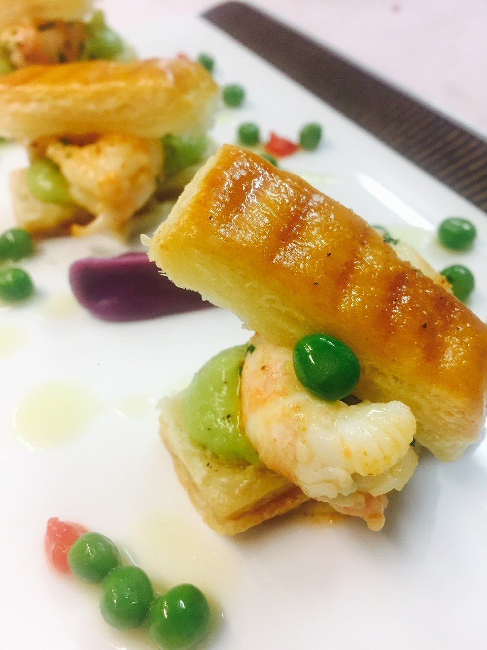 Feuilleté de crevettes