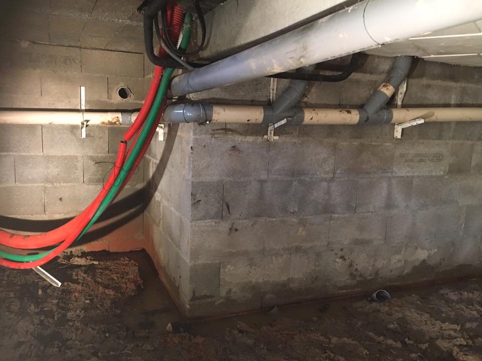 Réseau sous-terrain d'assainissement