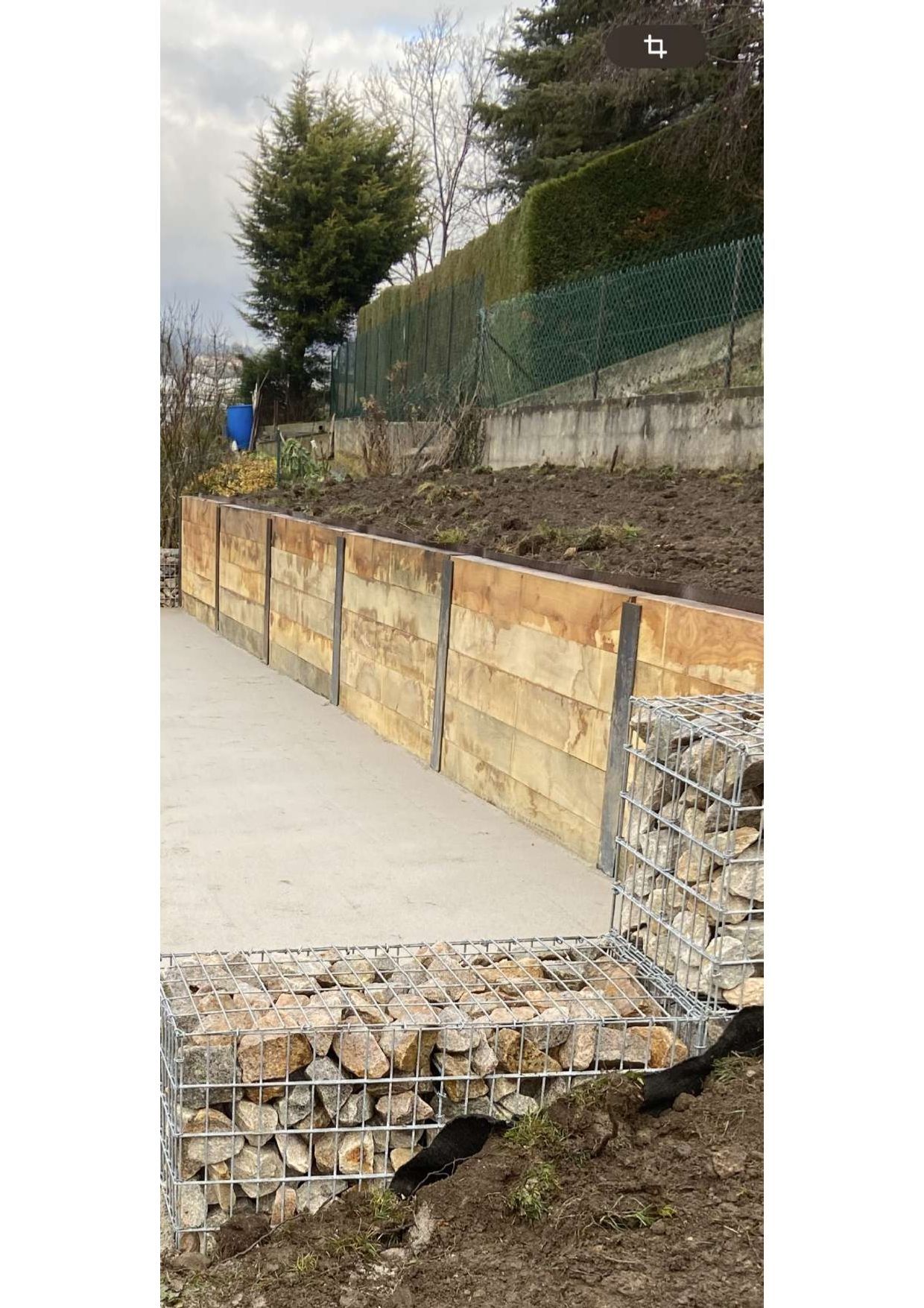 Vignette mur de soutènement