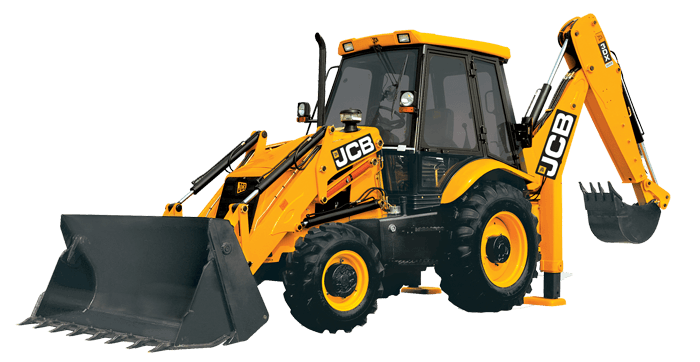 Tractopelle détouré