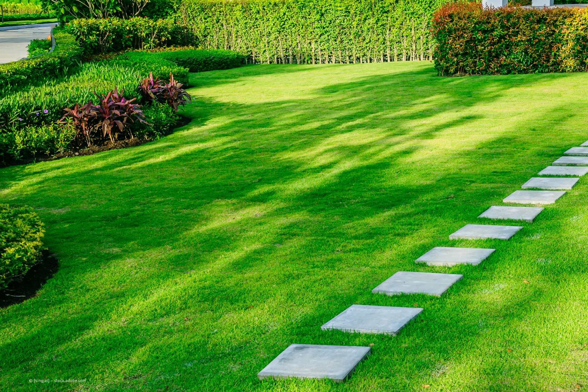 Grünanlagen werden geschnitten