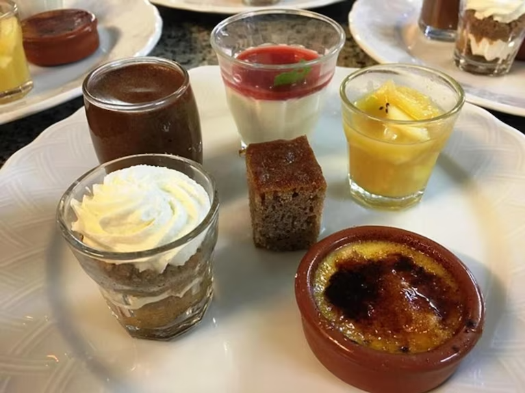 Une roue des dessert