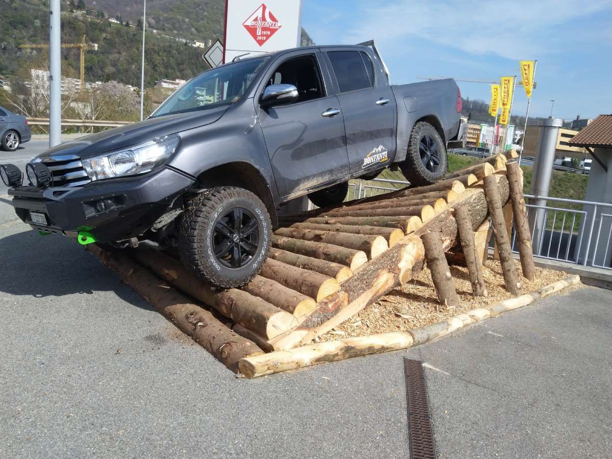 rampa artigianale in legno