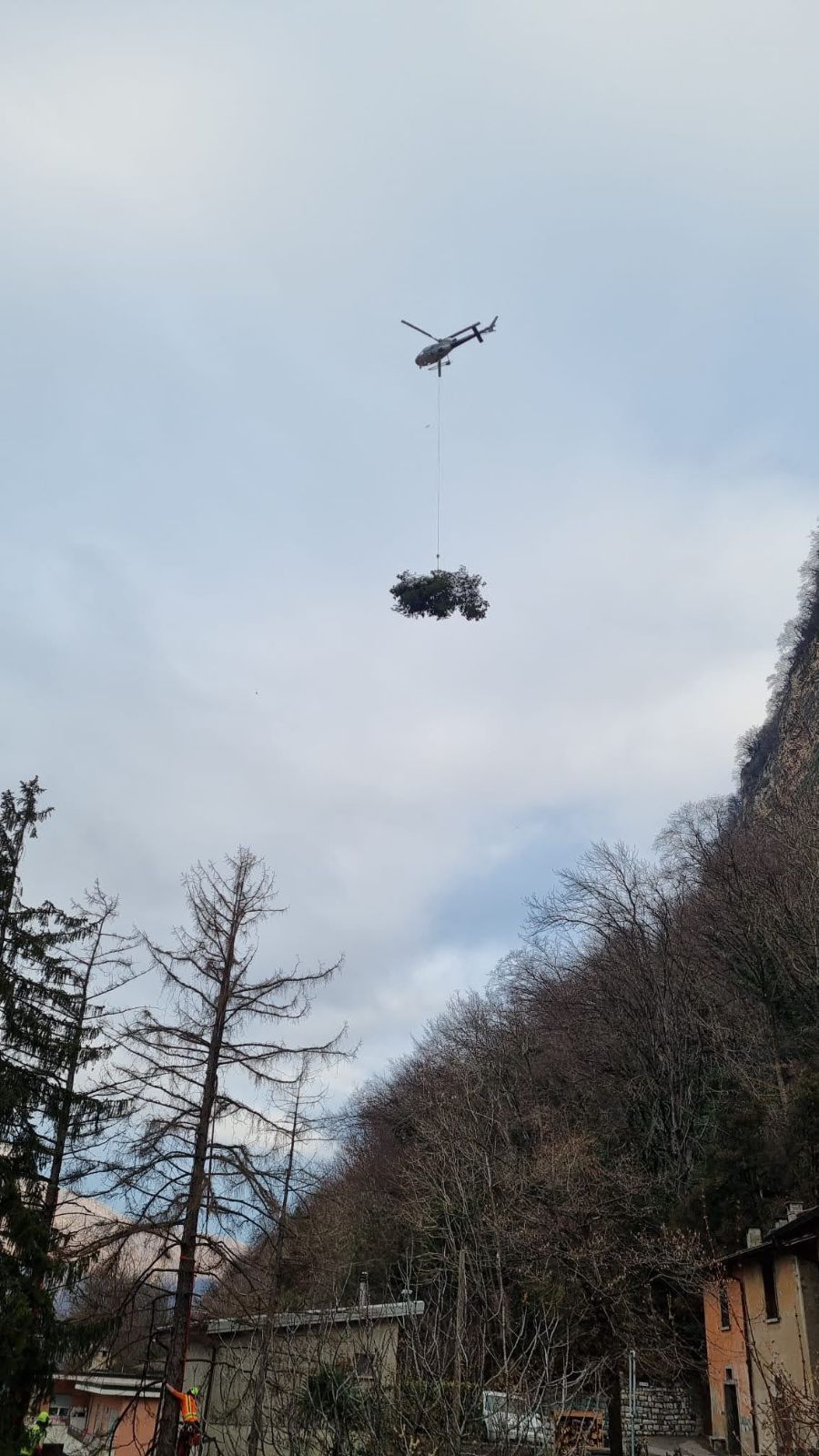 operazioni con elicottero