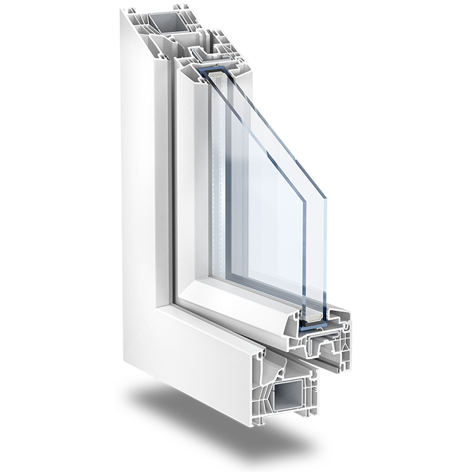 Fenêtre en vue de coupe