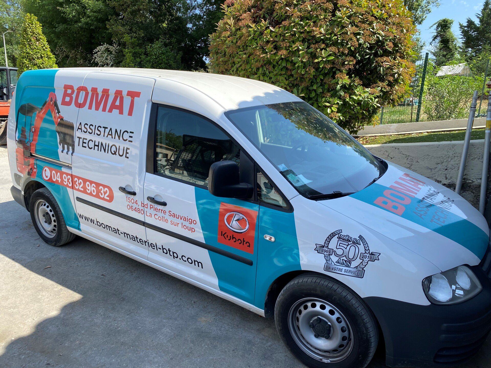 Camionnette de l'entreprise 