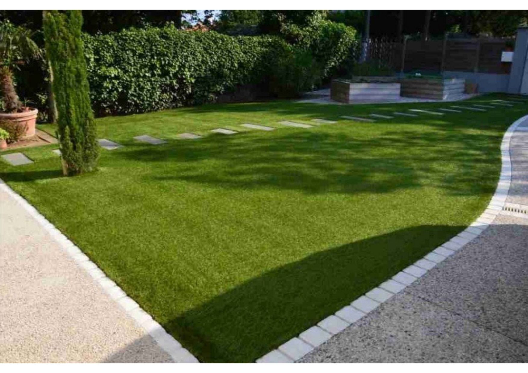 Un gazon syntétique