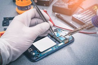 Reparatur eines Smartphones