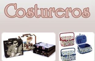 Cajas de costura, varios diseños, bajo texto