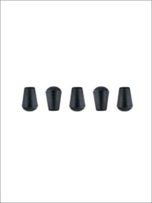 Cinco puntas de goma negras para patas de silla.