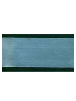Cuadro abstracto rectangular azul y verde.