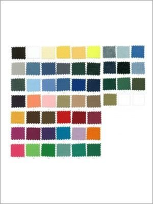 Tabla de muestras de color con muchas muestras de tela en varios tonos.