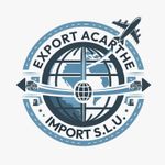 Logotipo: Globo terr&aacute;queo con avi&oacute;n, camiones y el texto "Export Acarthe - Import SLU".