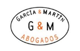 A logo for garcia & martin g & m abogados