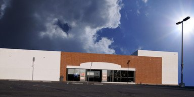 Vitrine magasin grande surface