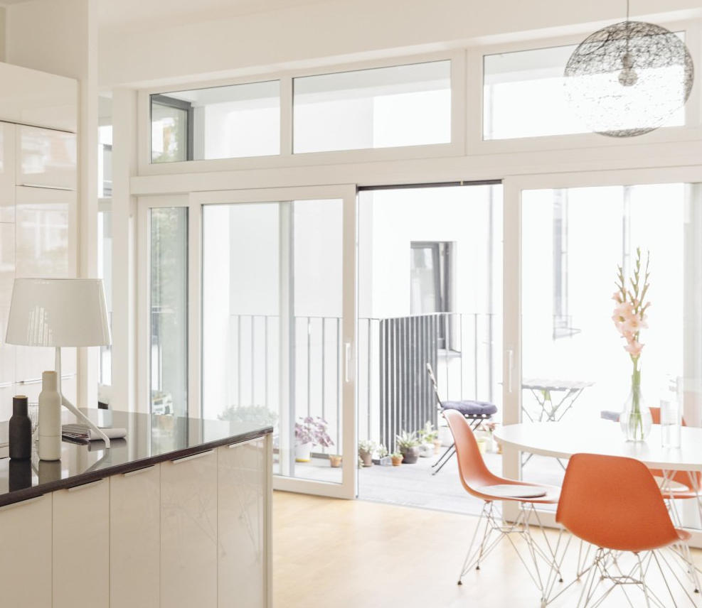 Baie vitrée cuisine