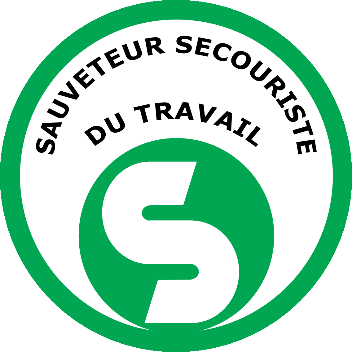 Logo sauveteur secouriste du travail