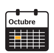 Icono de calendario que muestra 