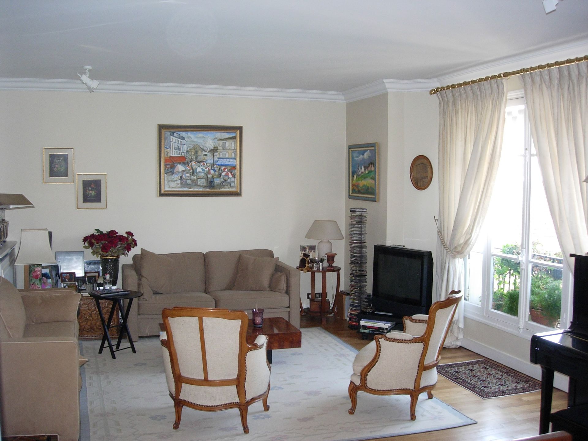 Rénovation salon ancien