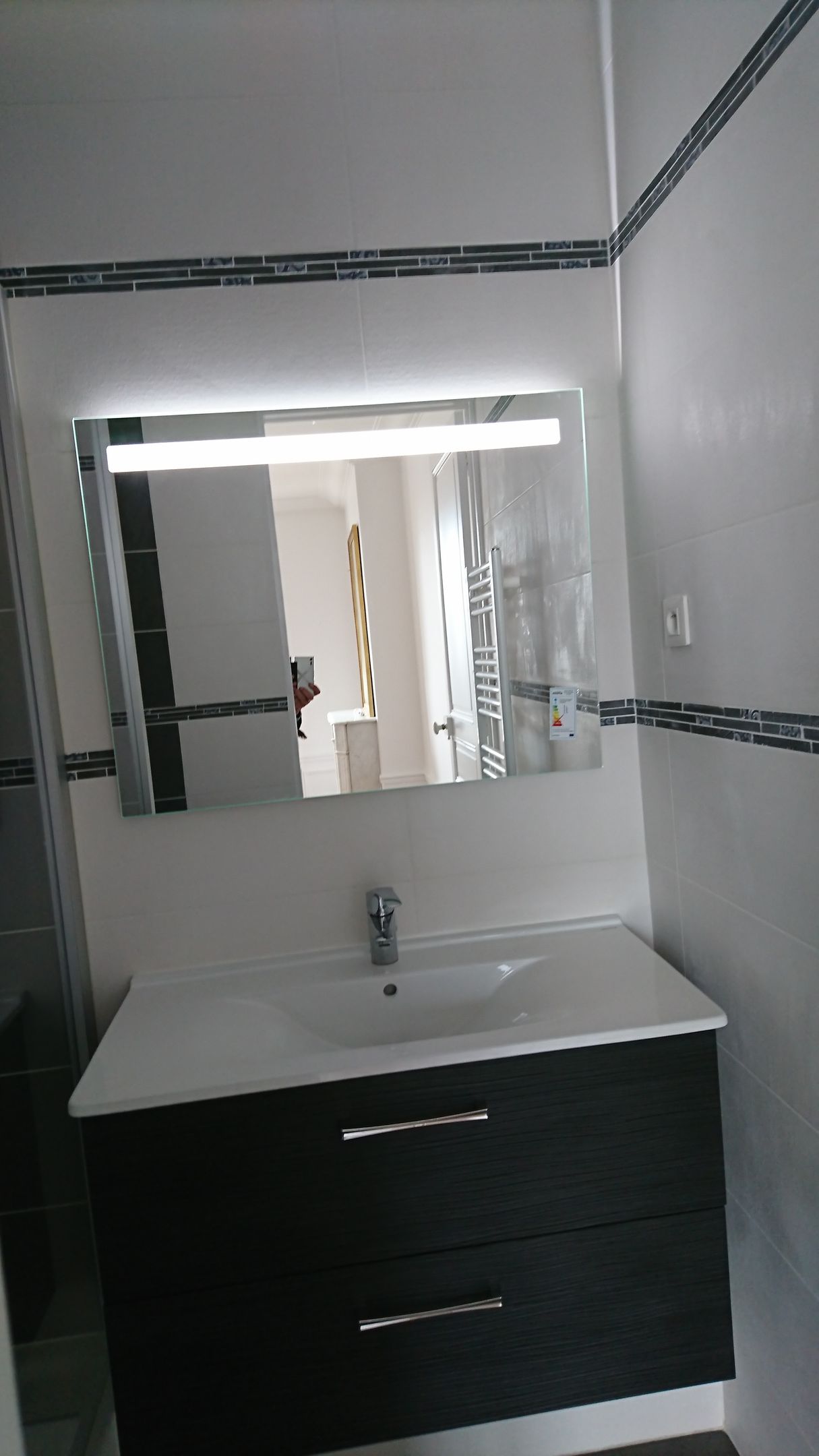 Rénovation de vasque de salle de bains