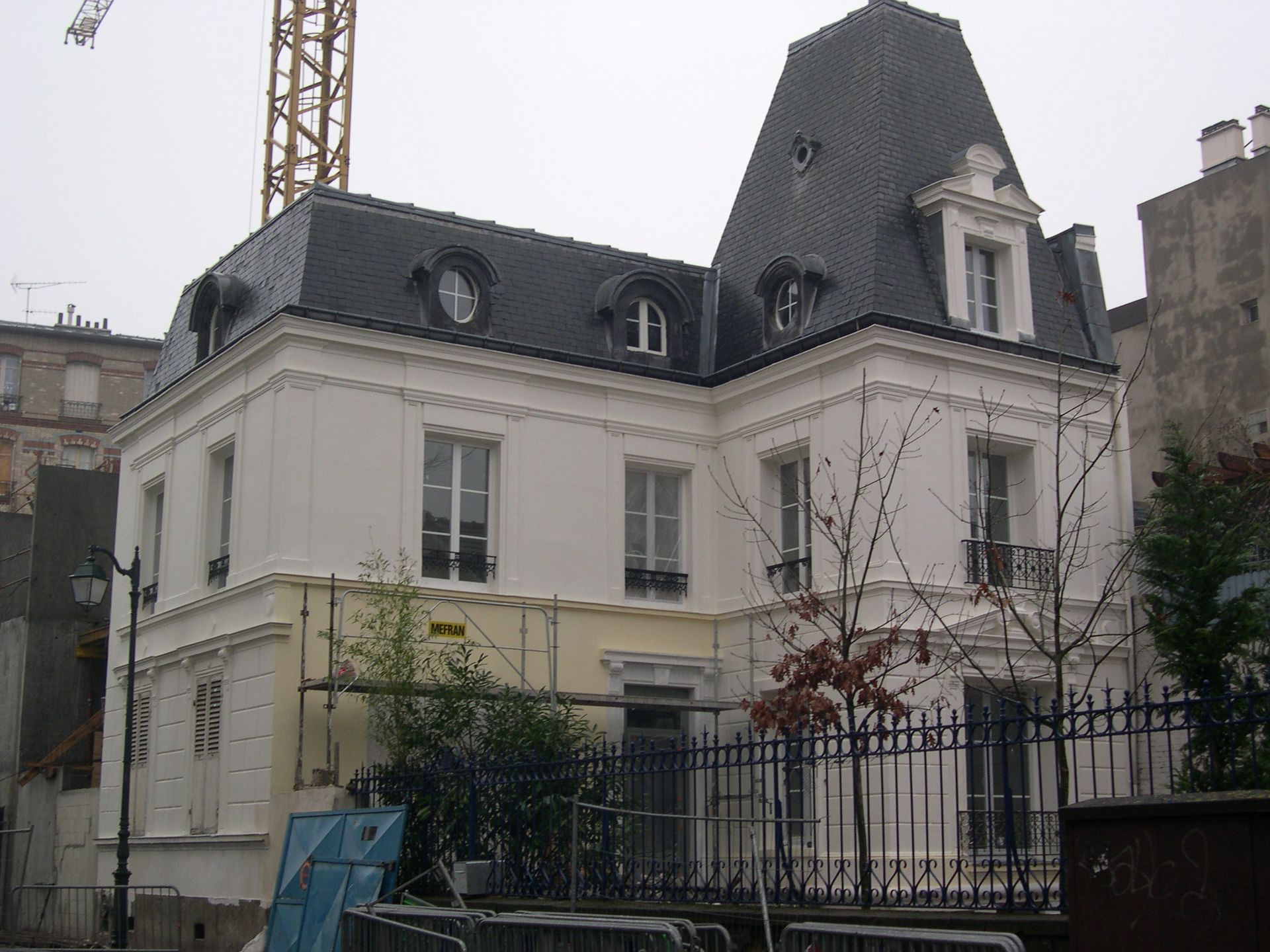 Façade maison de maître