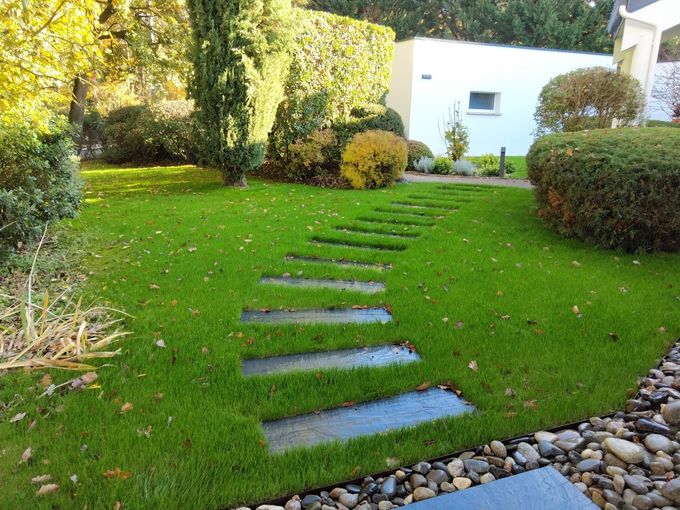 Création d'une partie d'un jardin
