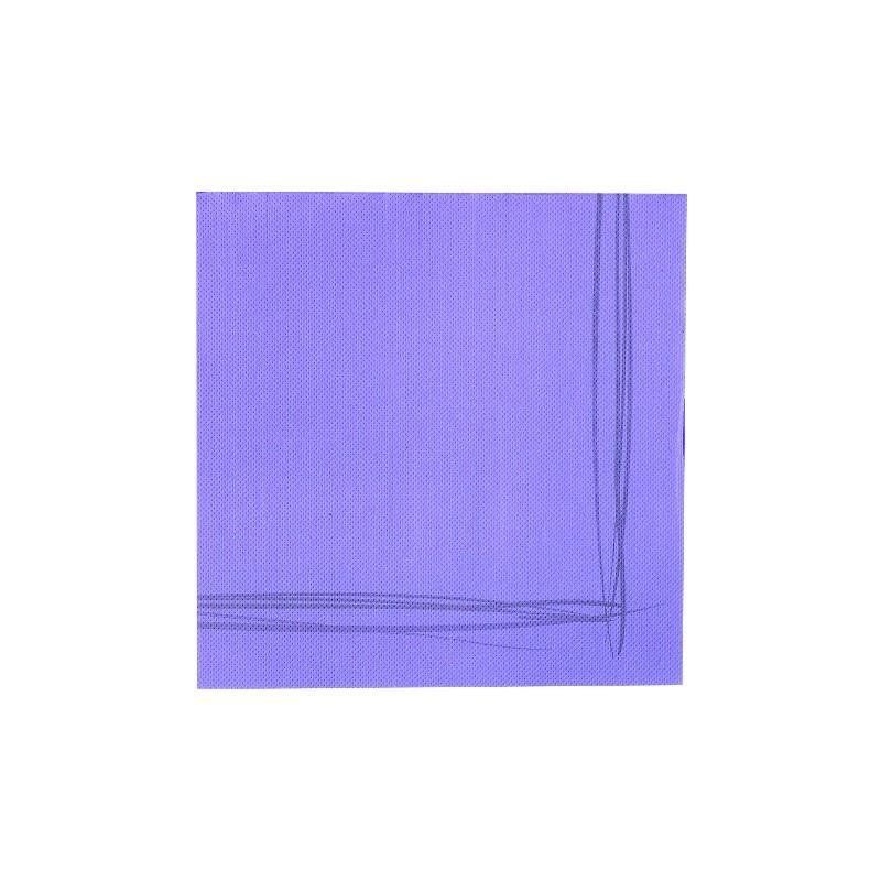 Serviette 2 plis 38*38 violet