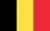 Bandera tricolor vertical: franjas negras, amarillas y rojas; Bélgica.