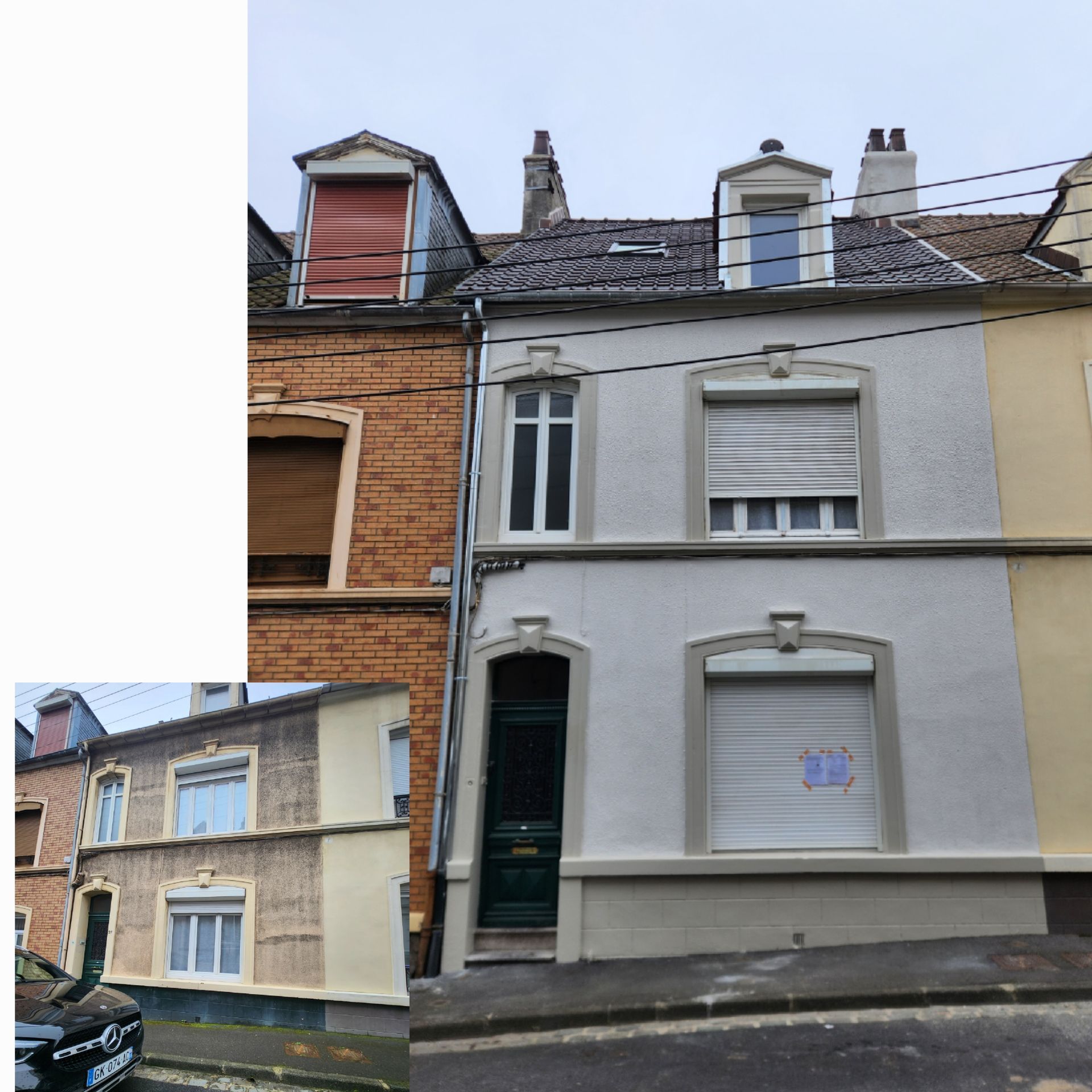 Peinture de façade de maison