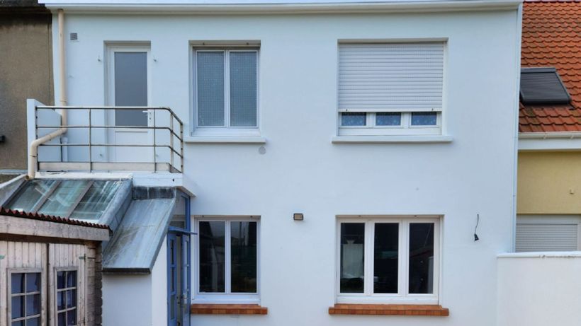 Façade de maison repeinte