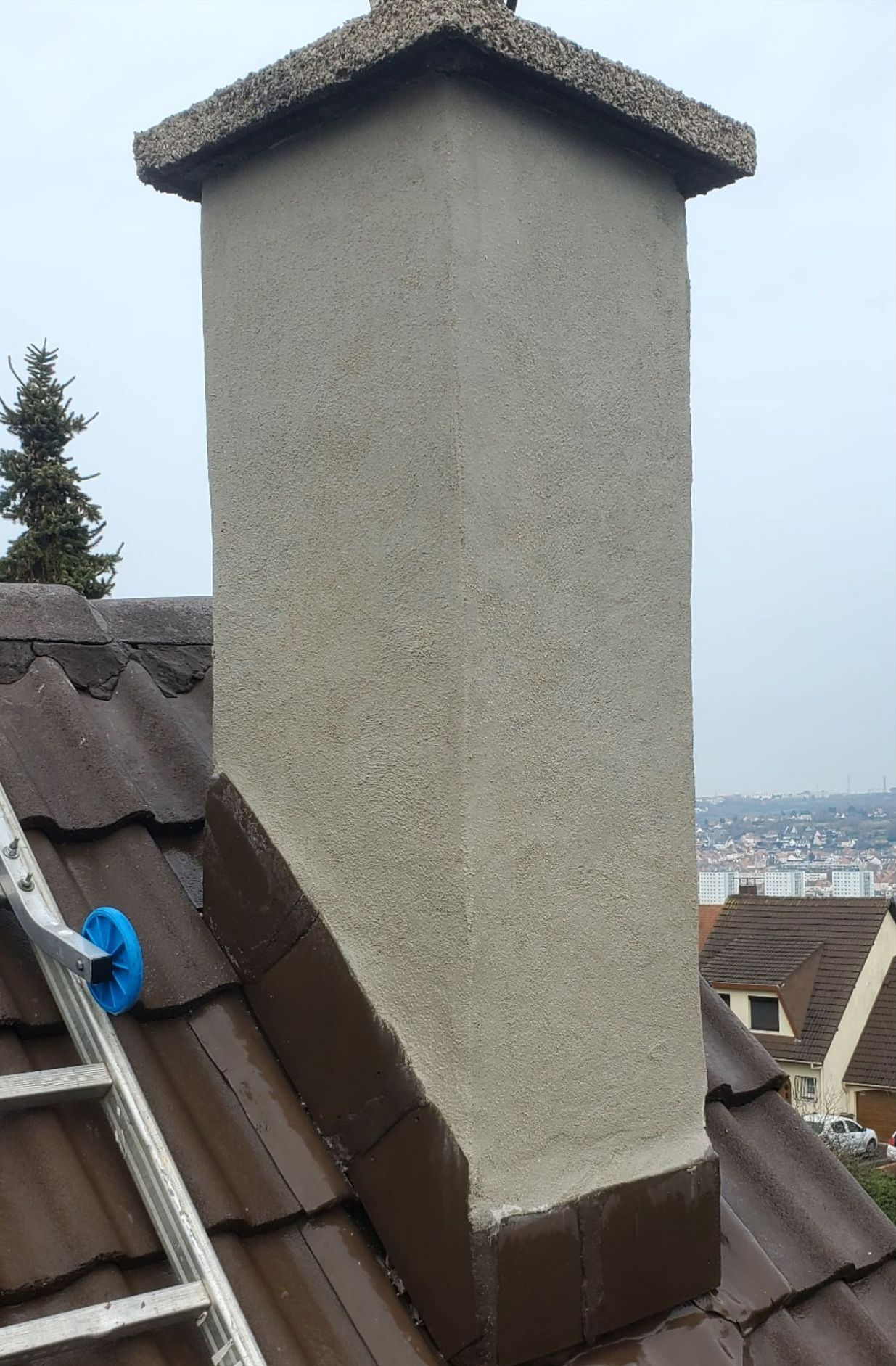 Travaux de rénovation de conduit de cheminée